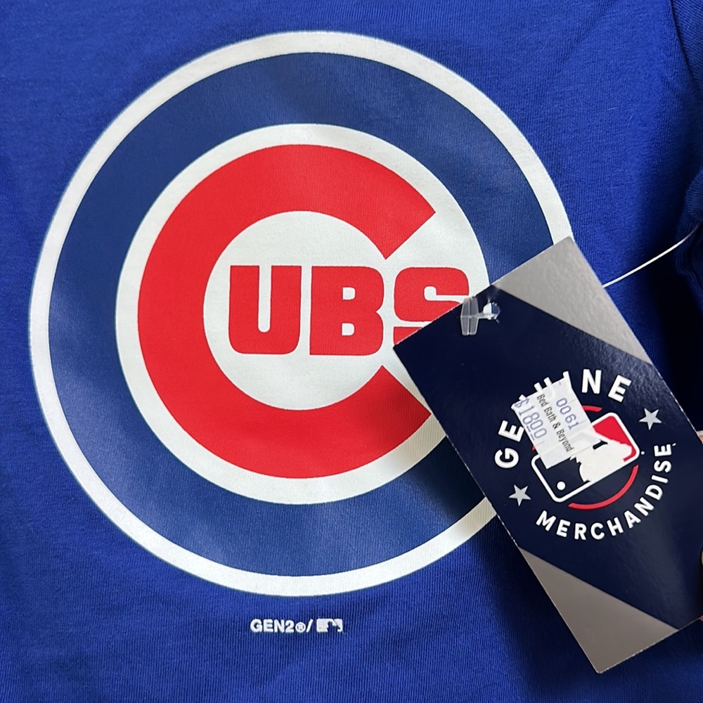 Chicago Cubs kids T shirt size 3T Toddlers royal blue MLB Official licensed NWT - Picture 3 of 7